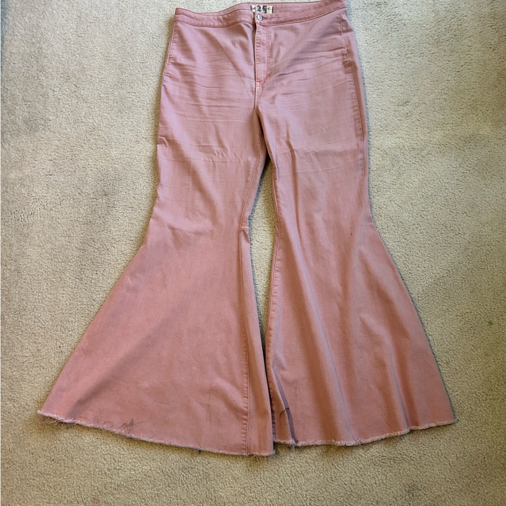 Free People Float On Bell Bottom Flared Jeans